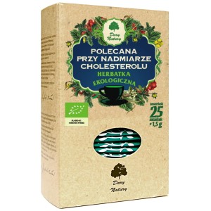 DARY NATURY Herbatka Polecana przy nadmiarze cholesterolu EKO 25x1,5g