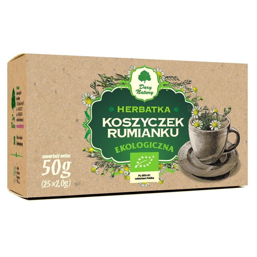DARY NATURY Rumianek koszyczek EKO 25x2g