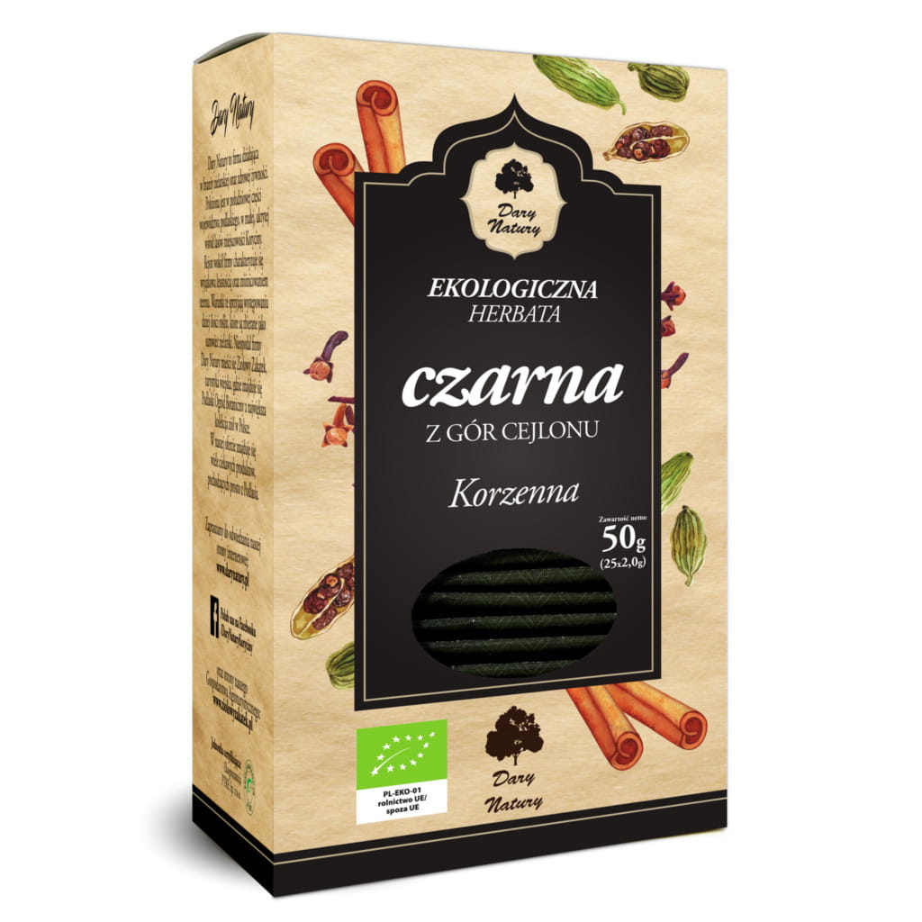 DARY NATURY Herbata Czarna Korzenna EKO 25x2g