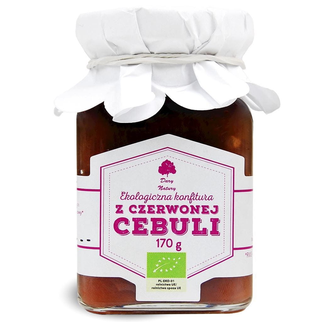 DARY NATURY Konfitura z czerwonej cebuli EKO 170g