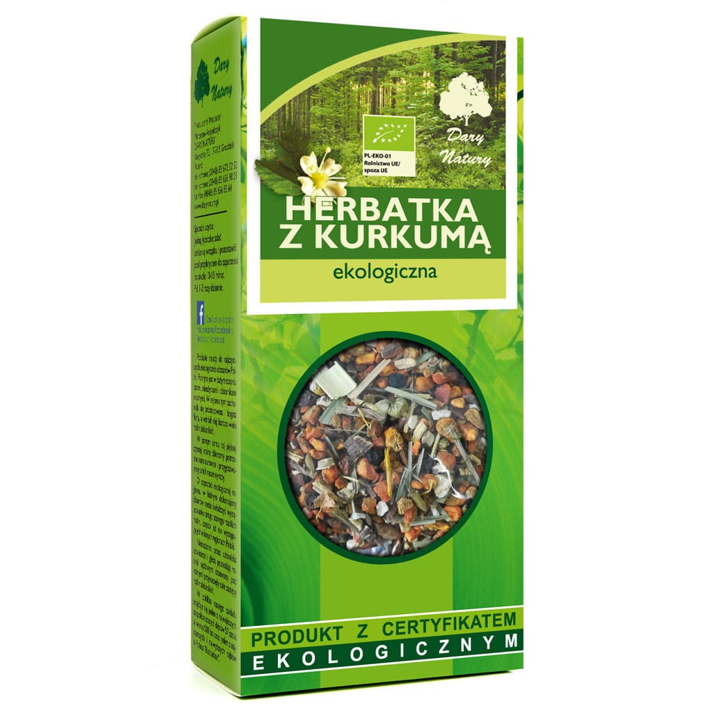 DARY NATURY Herbatka z kurkumą EKO 100g