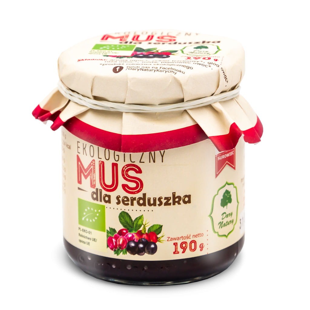 DARY NATURY Mus dla serduszka EKO 190g
