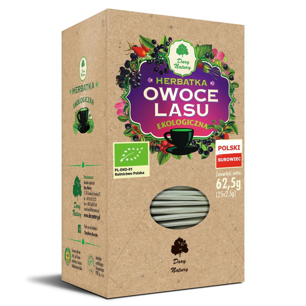 DARY NATURY Herbatka Owoce lasu EKO 25x2,5g