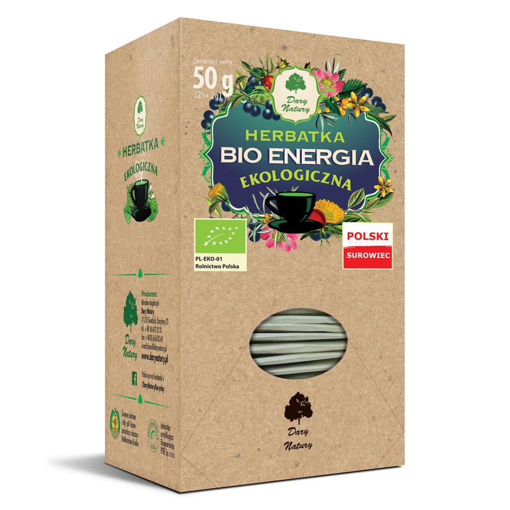 DARY NATURY Herbatka Bio energia EKO 25x2g