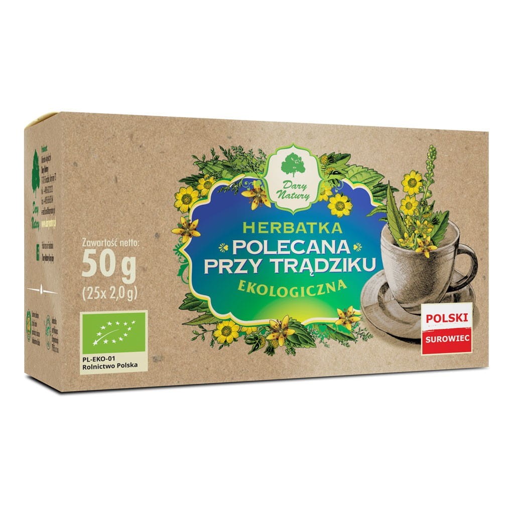 DARY NATURY Herbatka Polecana przy trądziku EKO 25x2g