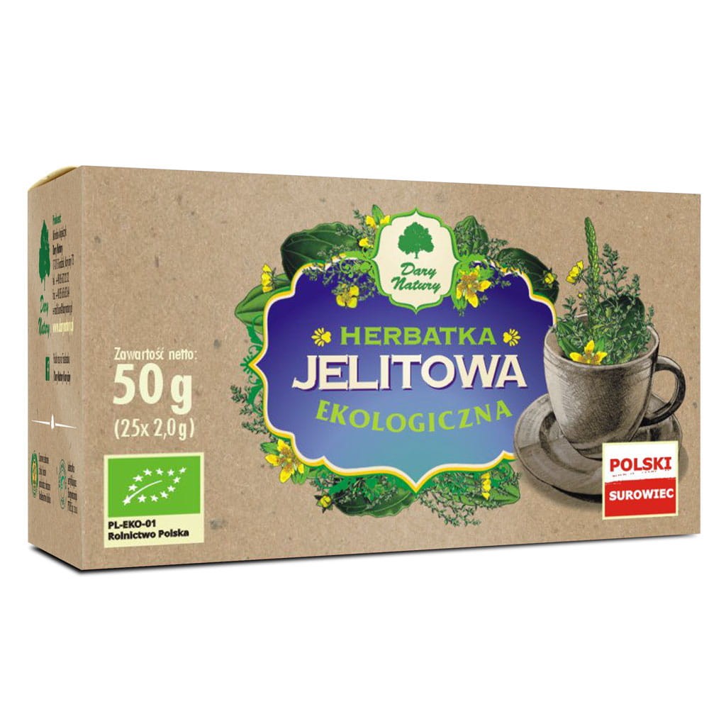 DARY NATURY Herbatka Jelitowa EKO 25x2g