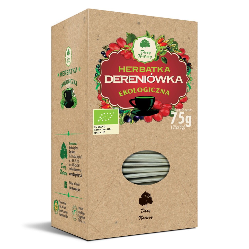 DARY NATURY Herbatka  Dereniówka EKO 25x3g