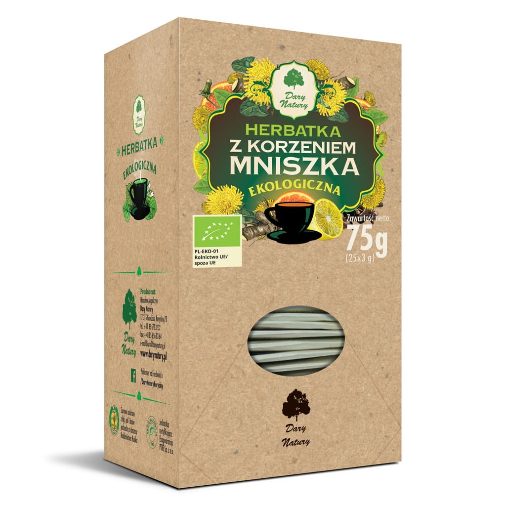 DARY NATURY Herbatka z korzeniem mniszka EKO 25x3g