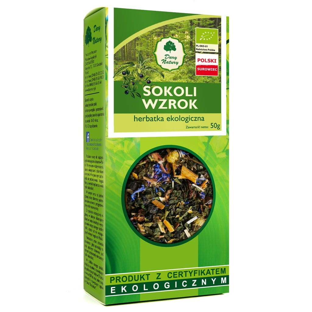 DARY NATURY Herbatka Sokoli wzrok EKO 50g