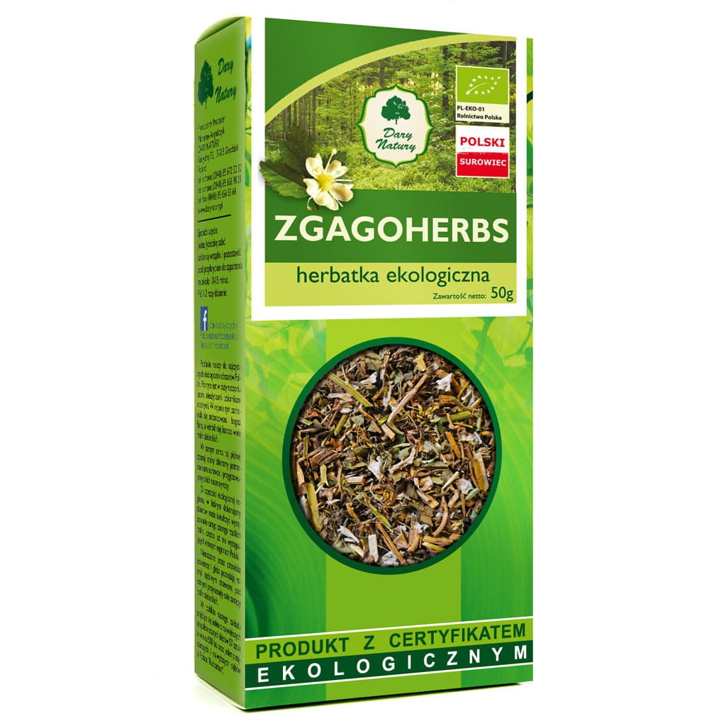 DARY NATURY Herbatka Zgagoherbs EKO 50g