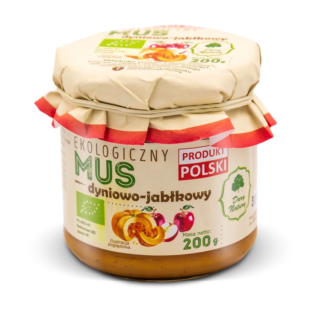 DARY NATURY Mus dyniowo-jabłkowy EKO 200g