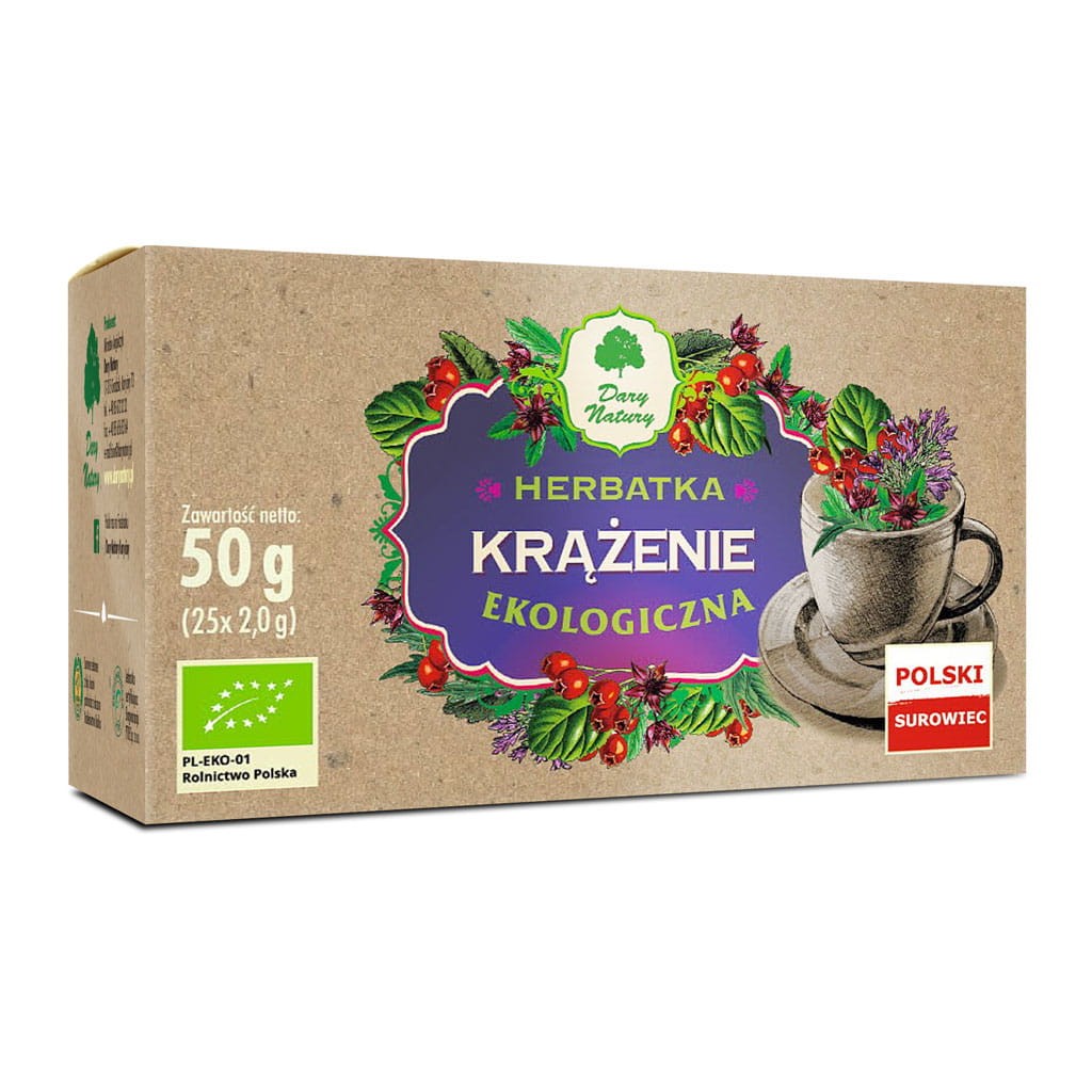 DARY NATURY Herbatka krążenie EKO 25x2g