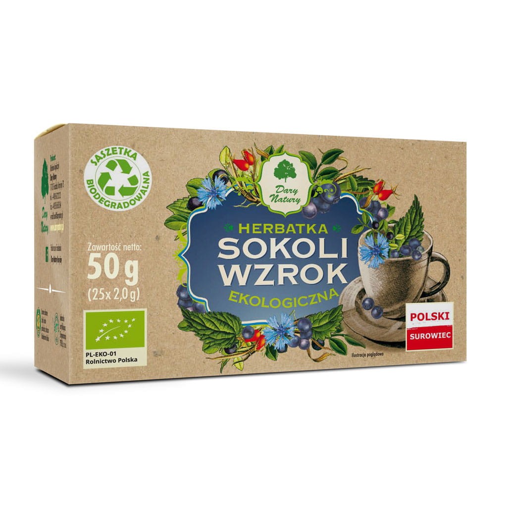 DARY NATURY Herbatka Sokoli wzrok EKO 25x2g