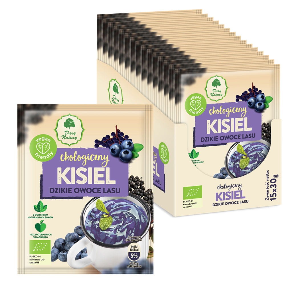 DARY NATURY Kisiel - Dzikie owoce lasu EKO 15x30g