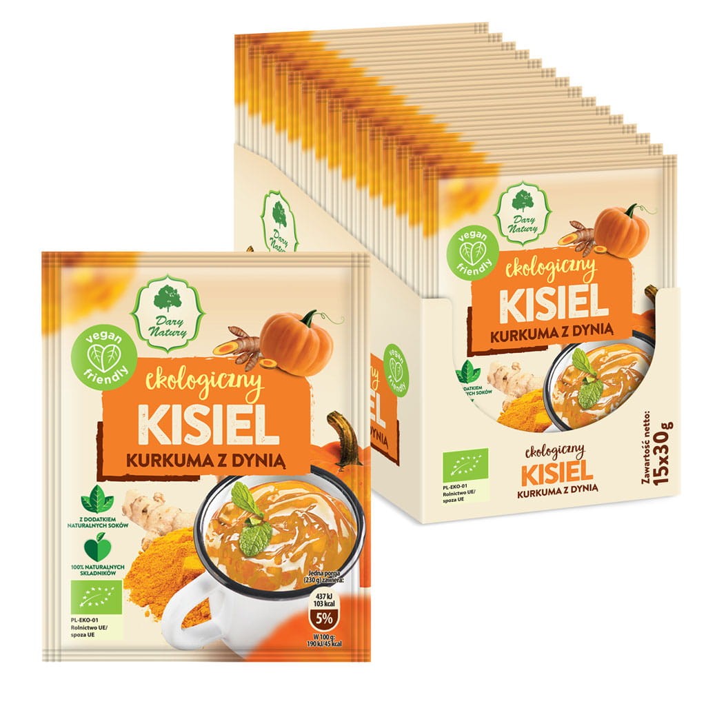 Kisiel - Kurkuma z Dynią EKO 15x30g