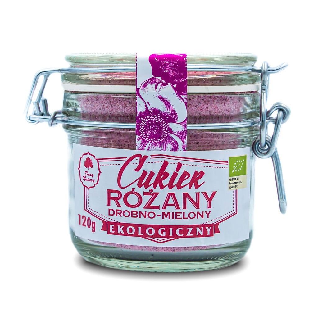 DARY NATURY Cukier różany drobny EKO 120 g