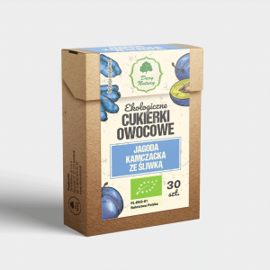 DARY NATURY Cukierki Owocowe Jagoda kamczacka ze śliwką EKO 30g