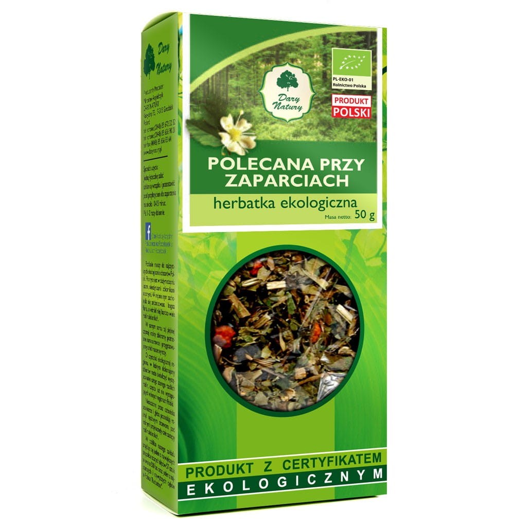 DARY NATURY Herbatka Polecana przy zaparciach EKO 50g