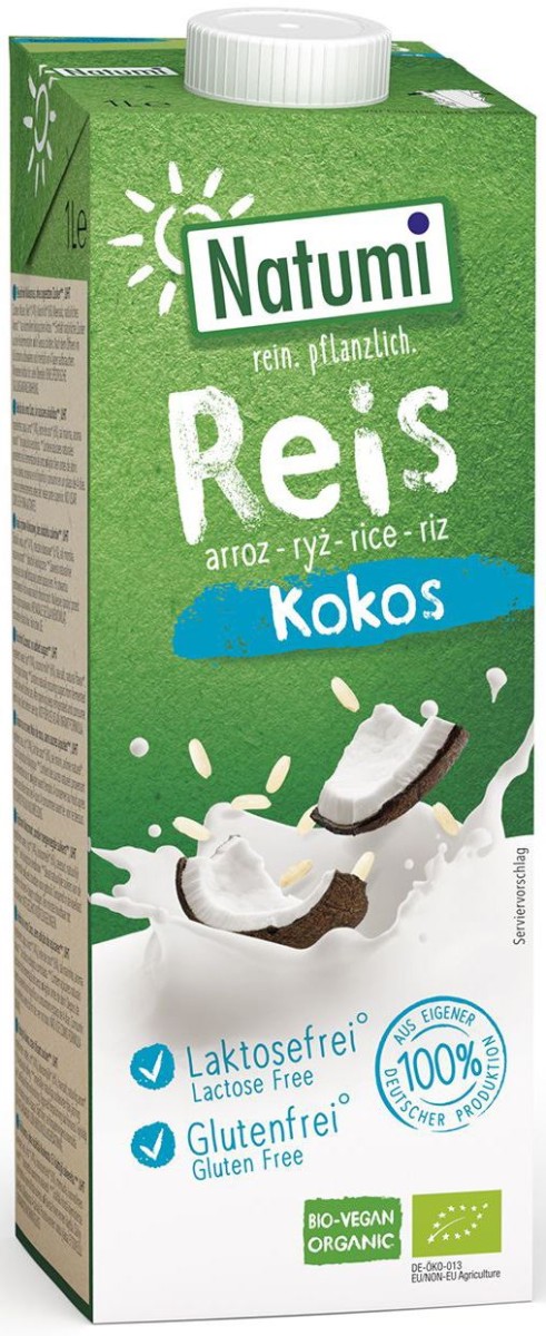 NATUMI Napój ryżowo-kokosowy bezglutenowy Bio 1l