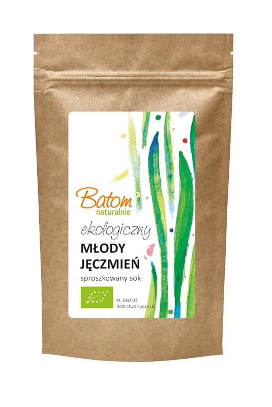 BATOM Sok z młodego jęczmienia sproszkowany Bio 100g