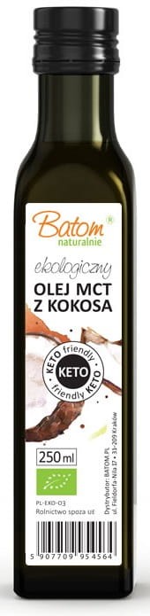 BATOM Olej kokosowy MCT Keto Bio 250ml