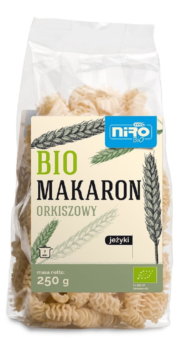 NIRO Makaron (orkiszowy) jeżyki Bio 250g