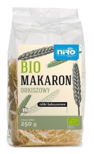 NIRO Makaron (orkiszowy) nitki luksusowe Bio 250g