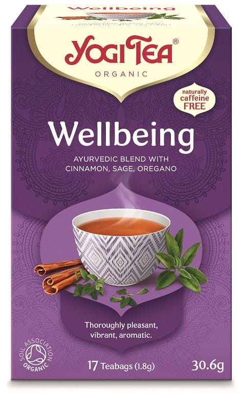 YOGI TEA Herbatka na dobre samopoczucie (Wellbeing) Bio (17x1,8 g)