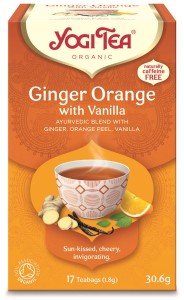 YOGI TEA Herbatka imbirowo-pomarańczowa z wanilią (Ginger Orange with Vanilla) Bio (17x1,8g)