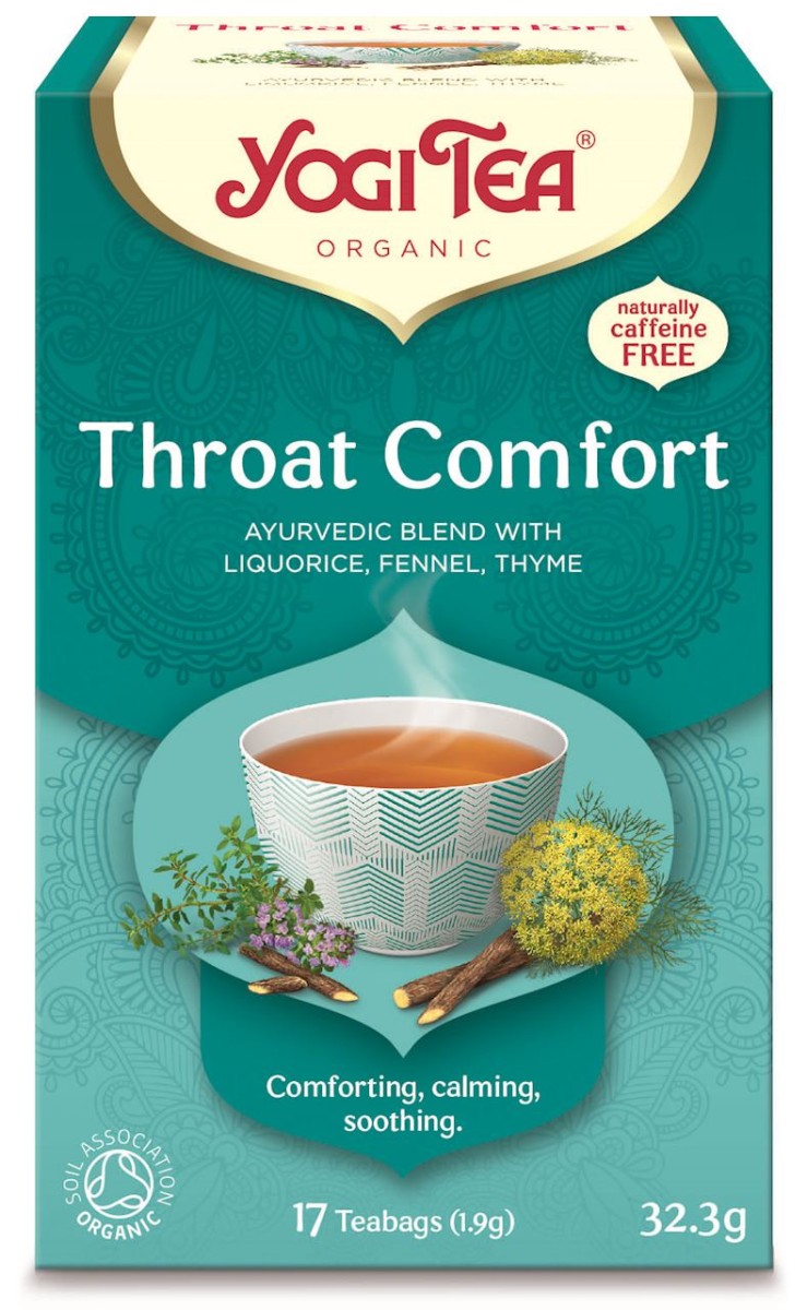 YOGI TEA Herbatka na gardło (Throat Vomfort) Bio (17x1,9g)