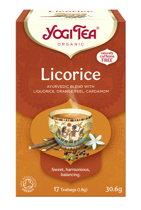 YOGI TEA Herbatka z lukrecji (Licorice) Bio (17x1,8g)