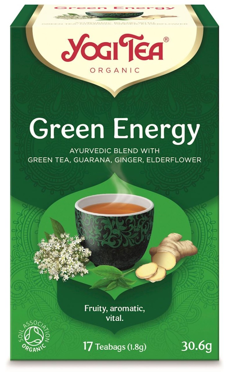 YOGI TEA Herbata Zielona Energia (Green Energy) Bio (17x1,8g)