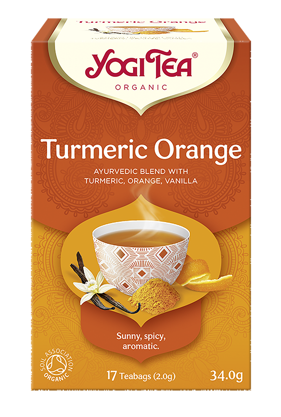 YOGI TEA Herbatka kurkuma pomarańcza (Turmeric Orange) Bio (17x2g)