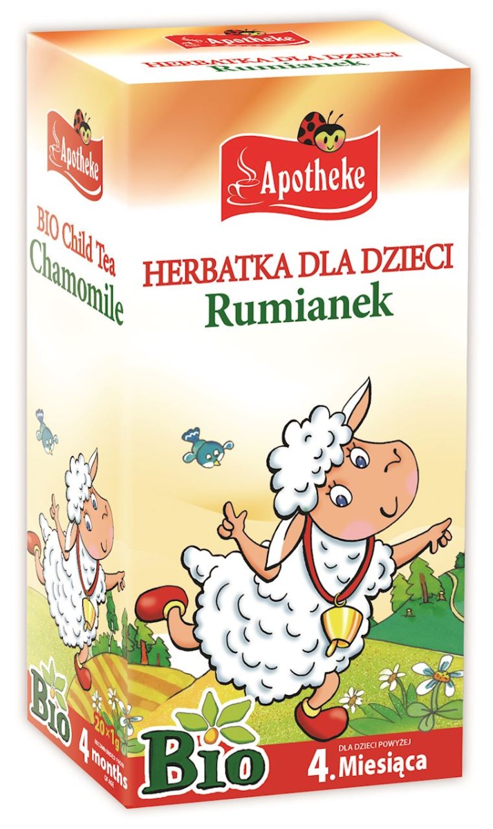 APOTHEKE Herbatka Rumiankowa po 4 miesiącu dla dzieci 20 saszetek