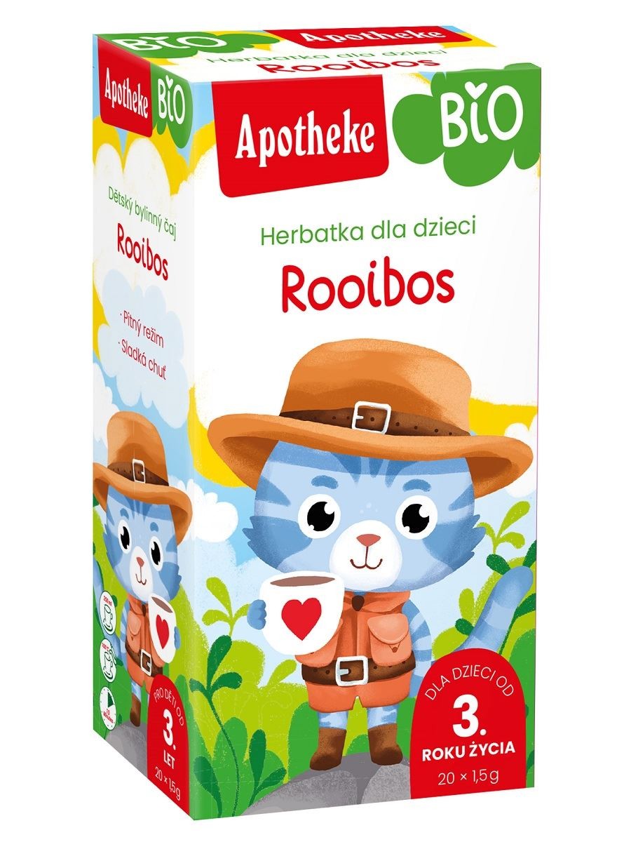 APOTHEKE Herbatka dla dzieci Rooibos Pio 20 saszetek