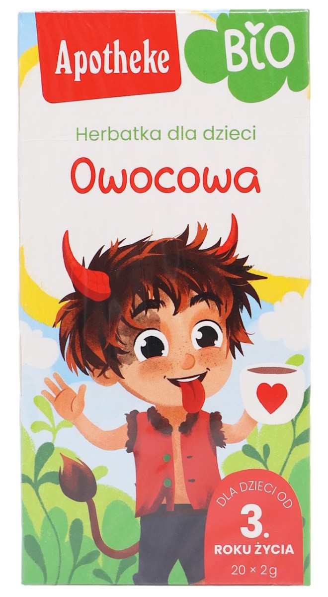 APOTHEKE Herbatka dla dzieci Owocowa Bio 20 saszetek