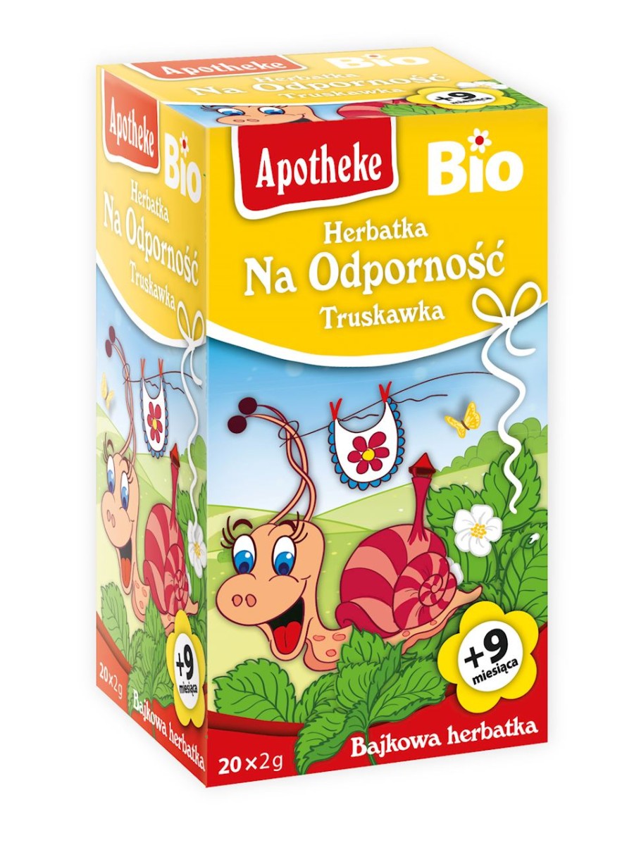 APOTHEKE Herbatka dla dzieci Na odporność po 9 miesiącu Bio 20 saszetek