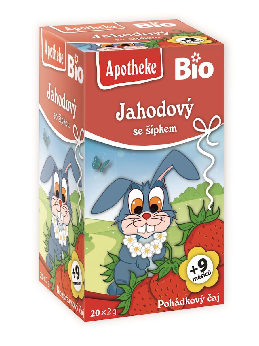 APOTHEKE Herbatka dla dzieci Dzika ryża, truskawka po 9 miesiącu Bio 20 saszetek