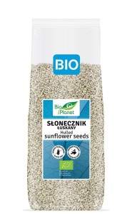 BIO PLANET Słonecznik łuskany bezglutenowy Bio 800 g