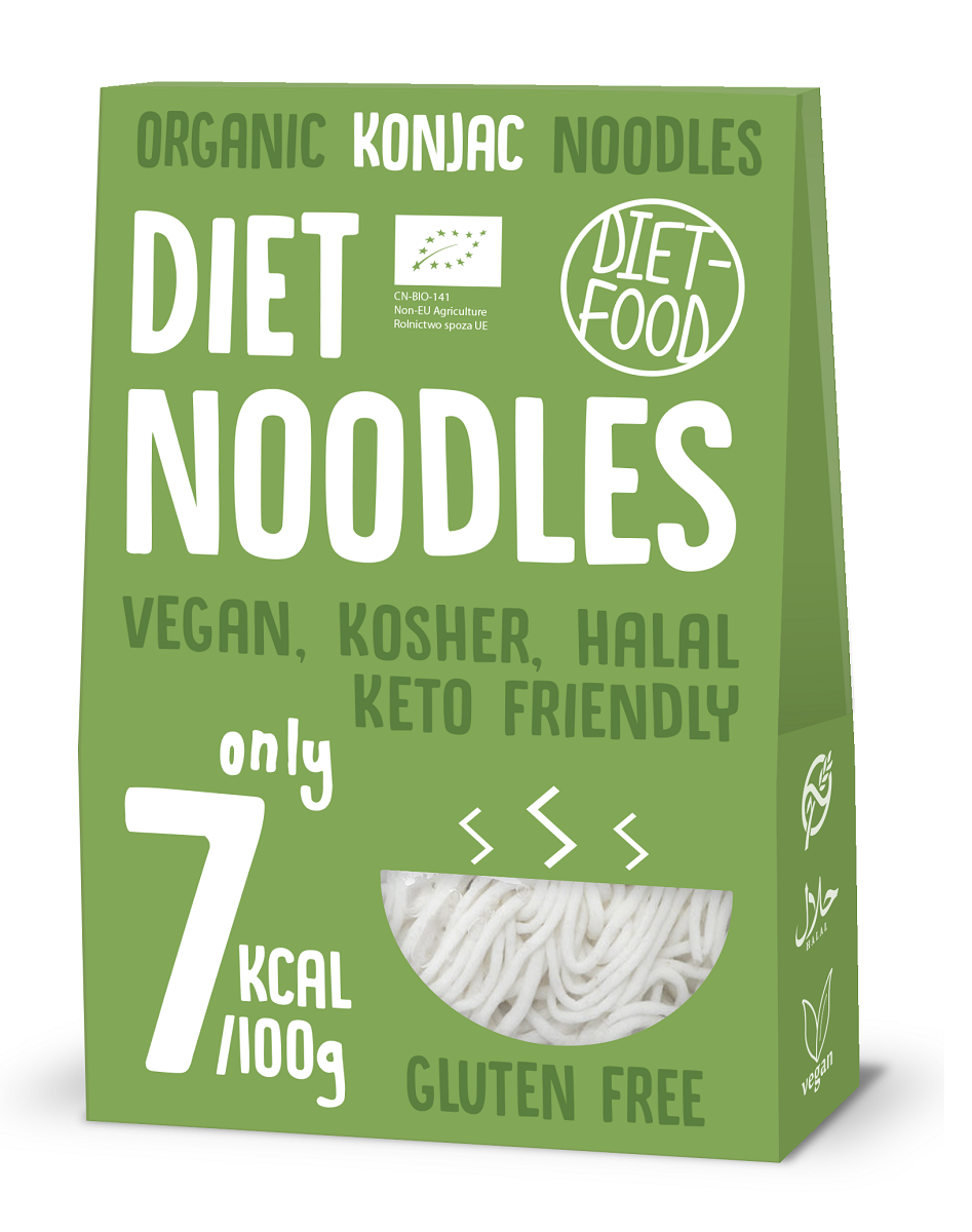DIET-FOOD Makaron (konjac) bezglutenowy Bio 385g (300g)