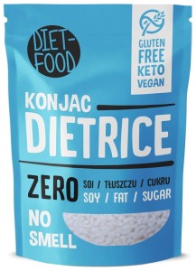 DIET-FOOD Makaron (konjac w kształcie kulek) bezglutenowy 270g (200g)