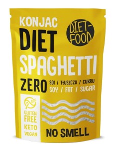 DIET FOOD Makaron (konjac) Spaghetti bezglutenowy 270g (200g)