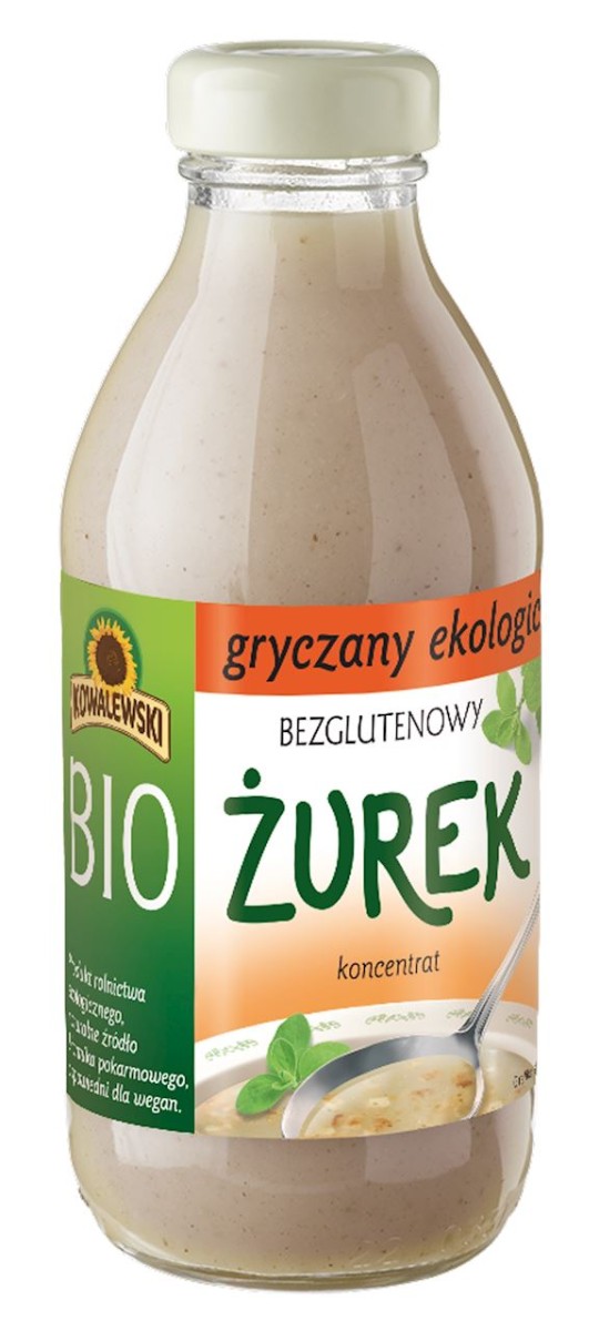 KOWALEWSKI Żurek gryczany bezglutenowy koncentrat Bio 320ml