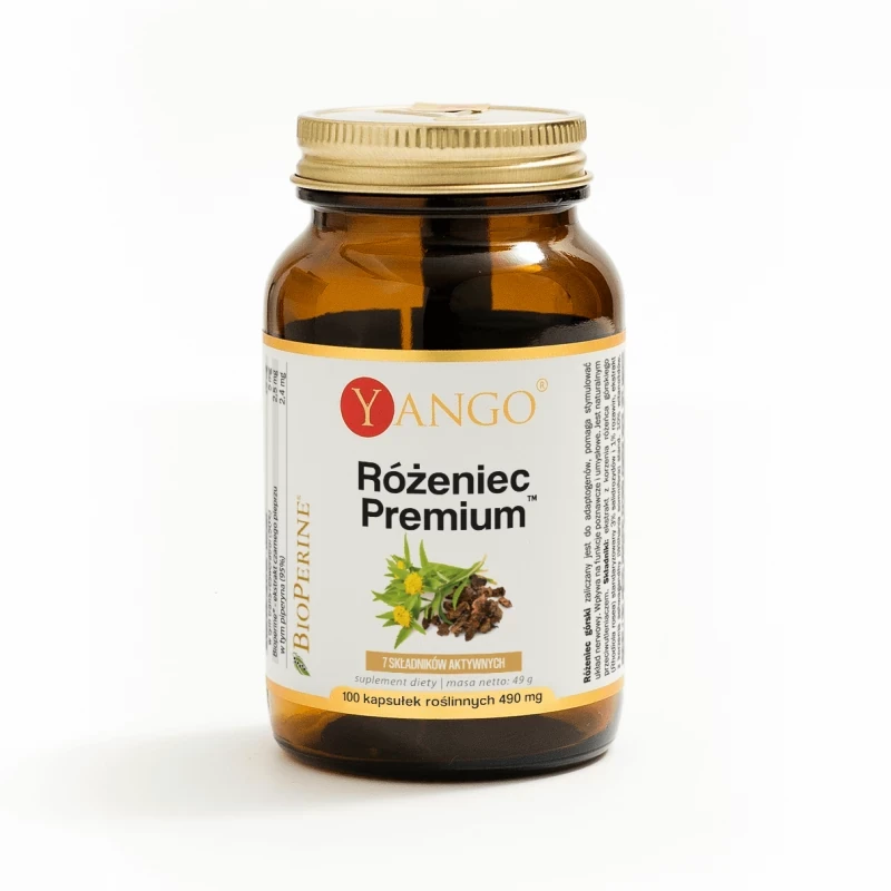 YANGO Różeniec Premium 100 kapsułek