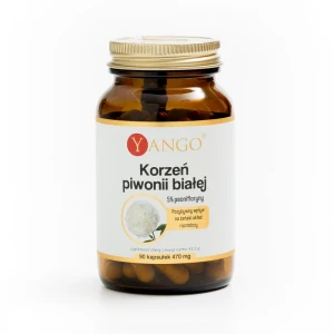 YANGO Korzeń piwonii białej 5% 90 kapsułek