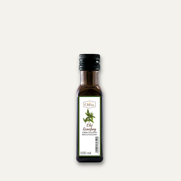 OLVITA Olej z konopi siewnej zimnotłoczony 100ml