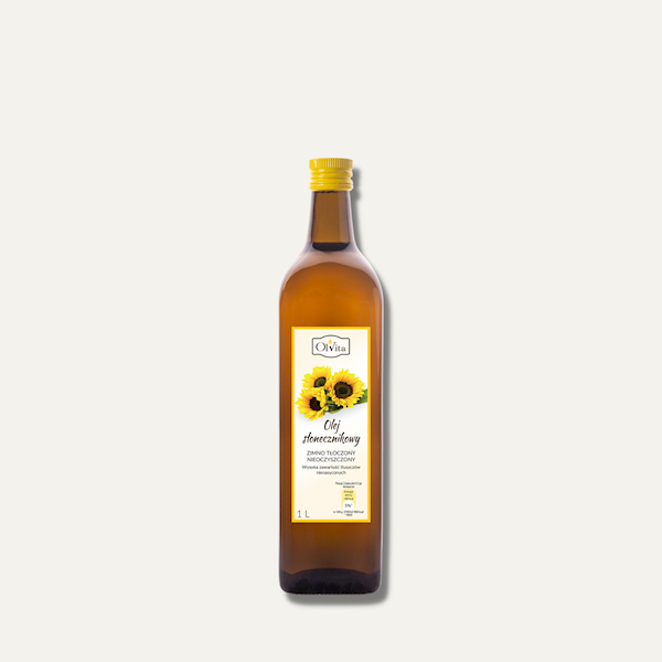 OLVITA Olej słonecznikowy zimnotłoczony 1000ml