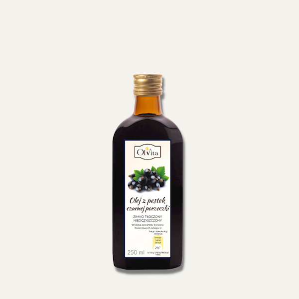OLVITA Olej z pestek z czarnej porzeczki 250ml