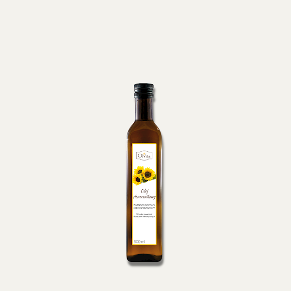OLV  Olej słonecznikowy zimotłoczony 500ml