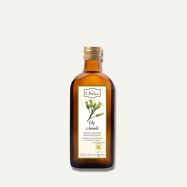 OLVITA Olej z lnianki zimnotłoczony 250ml